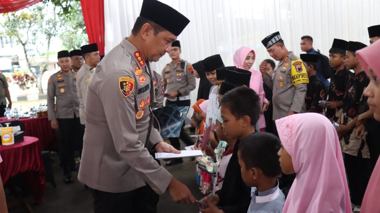 Polresta Banyumas Gelar Buka Puasa Bersama dan Santuni Anak Yatim