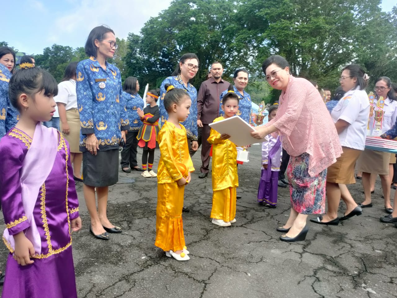 Pemerintah Kabupaten Kepulauan Sangihe Gelar Upacara Hari Pendidikan Nasional Dan Hari Otonomi Daerah Ke -28 Tahun