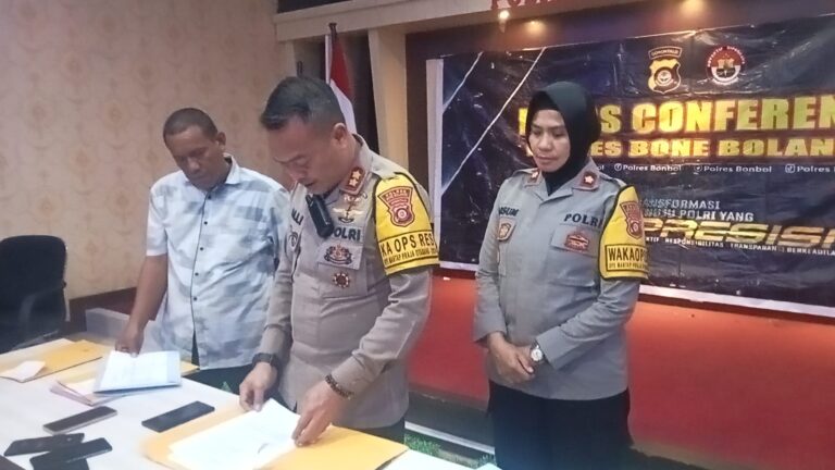 Resmob Watawatanga Polres Bone Bolango Bongkar Kasus Judi Online, Satu Pelaku Diamankan