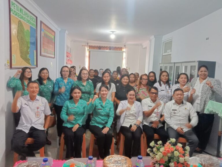 TP PKK Kabupaten Sangihe Gelar Pelayanan Kesehatan Gratis di Puskesmas Enemawira