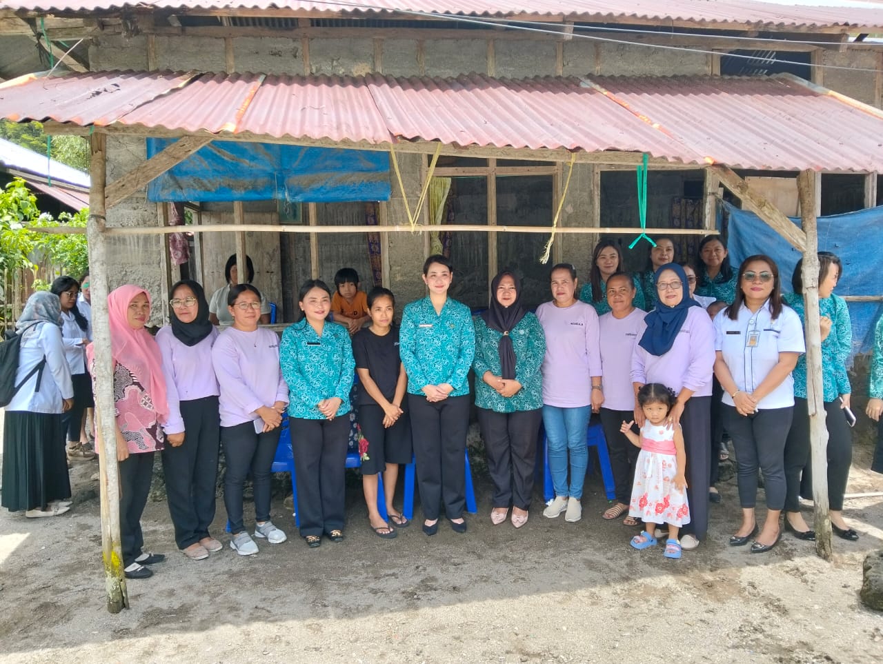 TP PKK Sangihe Kunjungi Kampung Petta Timur, Fokus Tangani Stunting