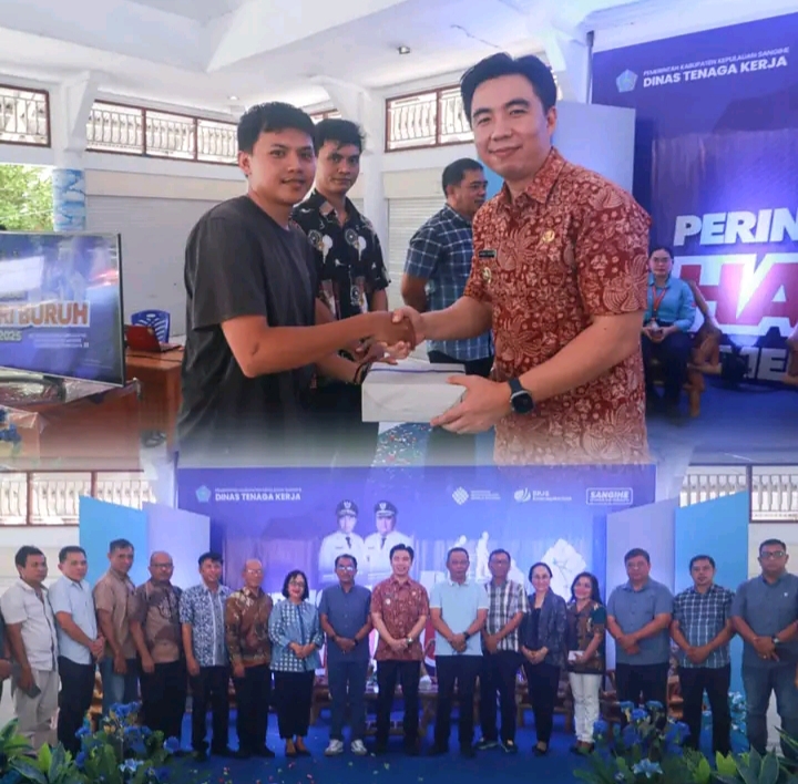 Peringatan Hari Buruh Sedunia “May Day” Tahun 2025 di Kabupaten Kepulauan Sangihe